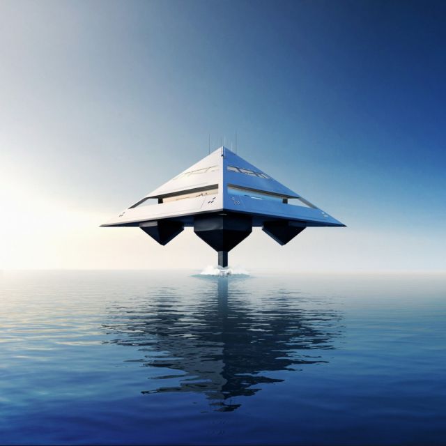 Tetrahedron Super Yacht – a Glimpse in the Future of Boating